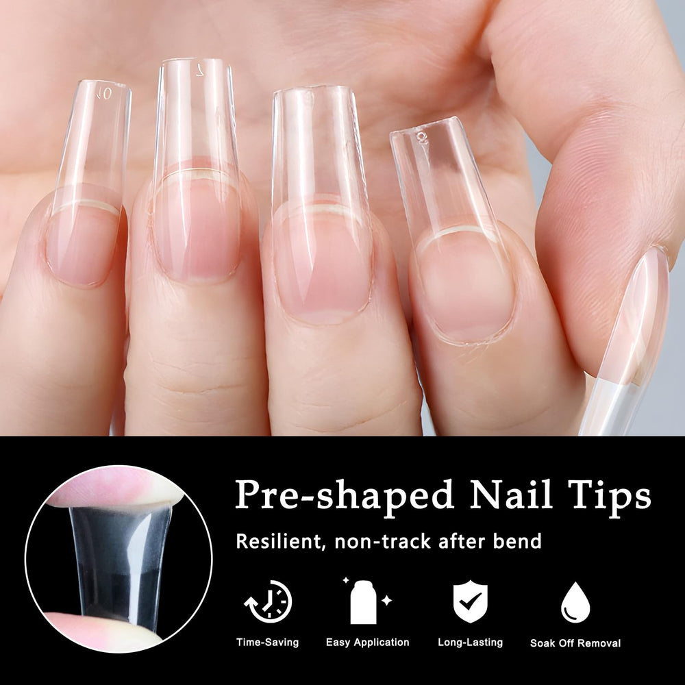 AddFavor uñas de gel en 12 tamaños para adaptarse a todas las uñas.