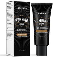 Adellina crema anestésica máxima 60 g, sensación calmante al contacto.