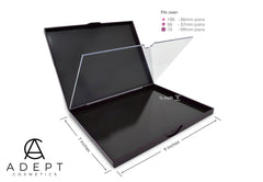 Adept Cosmetics: capacidad para más de cien sombras, ideal para coleccionistas.