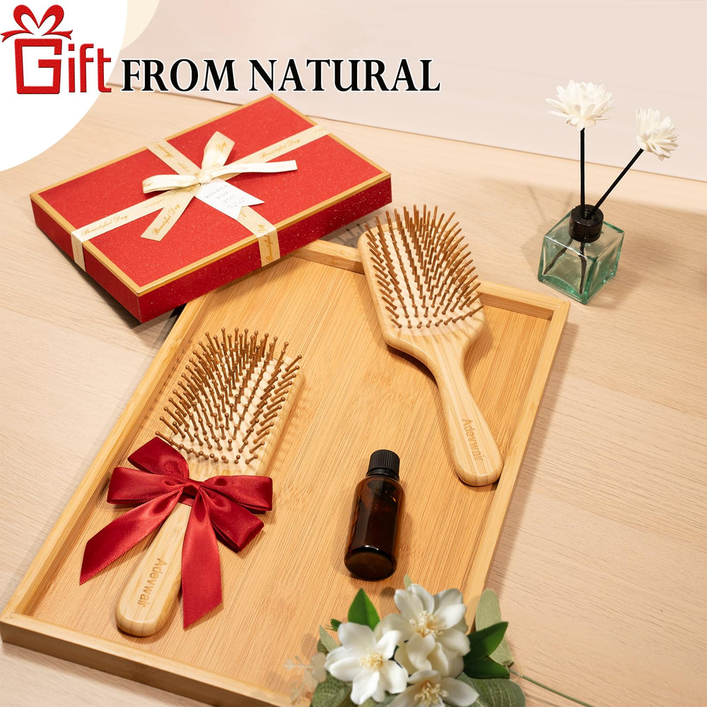 Adevwair Bamboo Brush adecuada para todo tipo de cabello y uso diario
