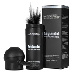 Adglamful hair fibers spray applicator providing precise thinning-area coverage.