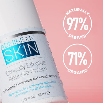 Rutina nocturna con Admire My Skin Potent Retinoid Cream para renovar la piel.