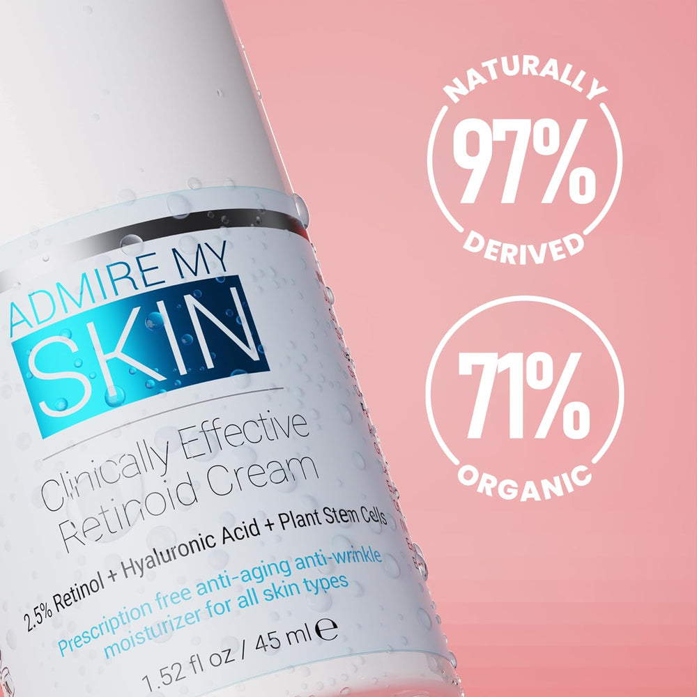 Rutina nocturna con Admire My Skin Potent Retinoid Cream para renovar la piel.