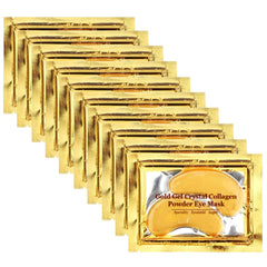 Parches para ojos Adofect con 24K oro reducen bolsas y revitalizan la mirada.