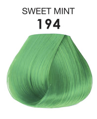 Resultado verde vibrante con Adore 194 Sweet Mint tras uso.