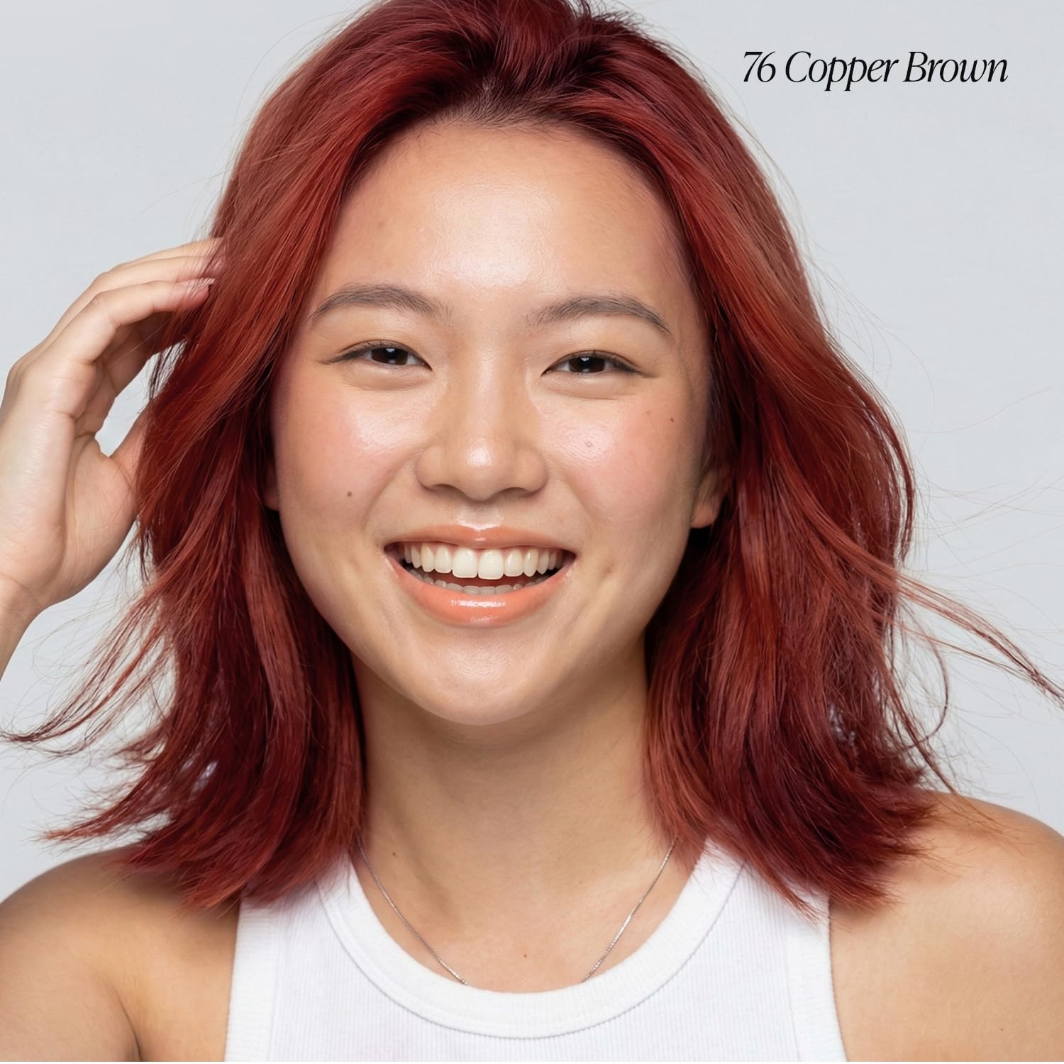 Adore color semipermanente cobre marrón, aplicación en casa para todo tipo de cabello.