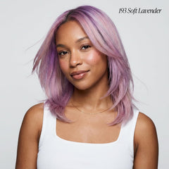 Adore 193 lavanda suave, aplicación en el cabello; acabado suave y uniforme