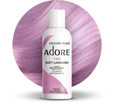 Adore 193 lavanda suave, botella vertido; color vibrante y duradero para uso en casa