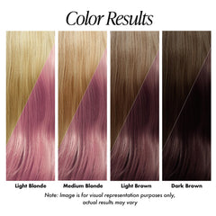 Tono rosa vibrante de Adore, resalta el color en el cabello.