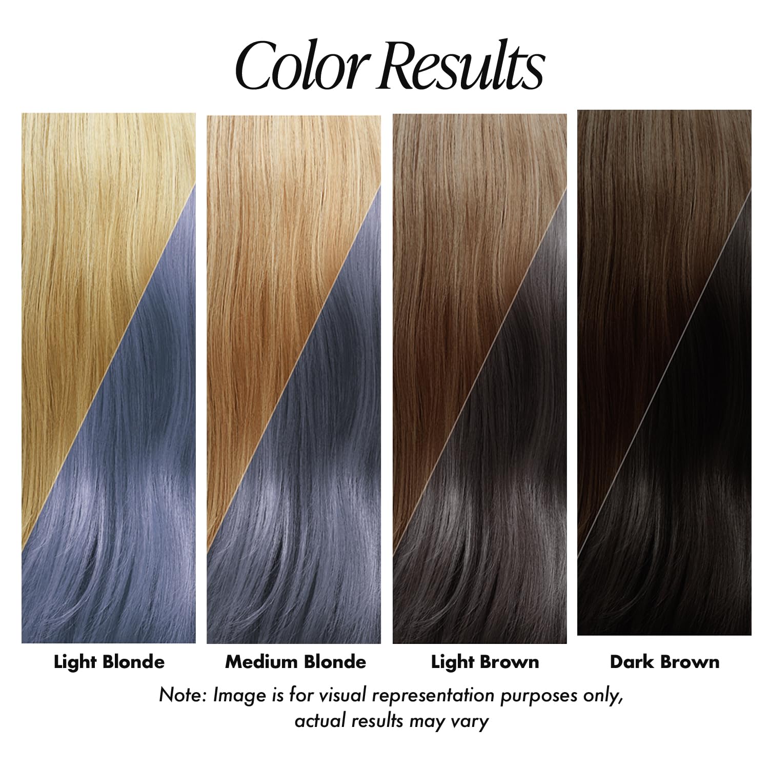 Adore muestra color peri-winkle para visualizar tono vibrante