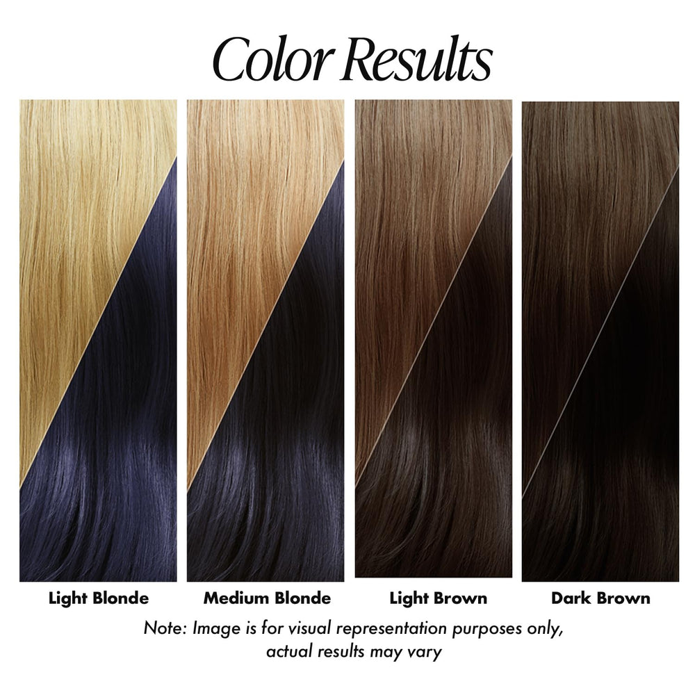 Aplicación en cabello con Adore 178 Royal Navy, resultado suave y fácil de aplicar