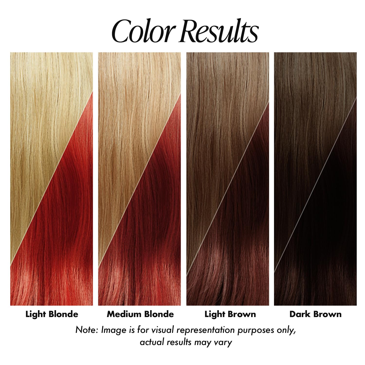Adore Rojo Truly Red, aplicación suave para todo tipo de cabello, resultado natural.