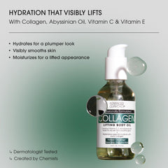 Aceite de Colágeno para el cuerpo de Advanced Clinicals, textura ligera para piel suave