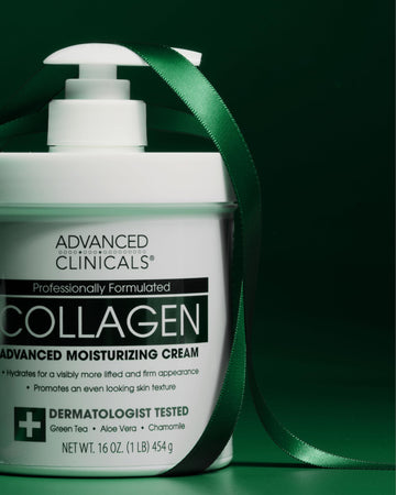 Crema de cuerpo Advanced Clinicals con acabado suave.
