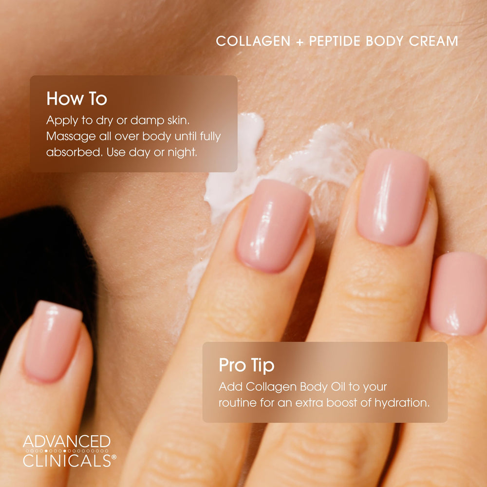 Advanced Clinicals Collagen Peptides - Quinoa et vitamine E apaisants.