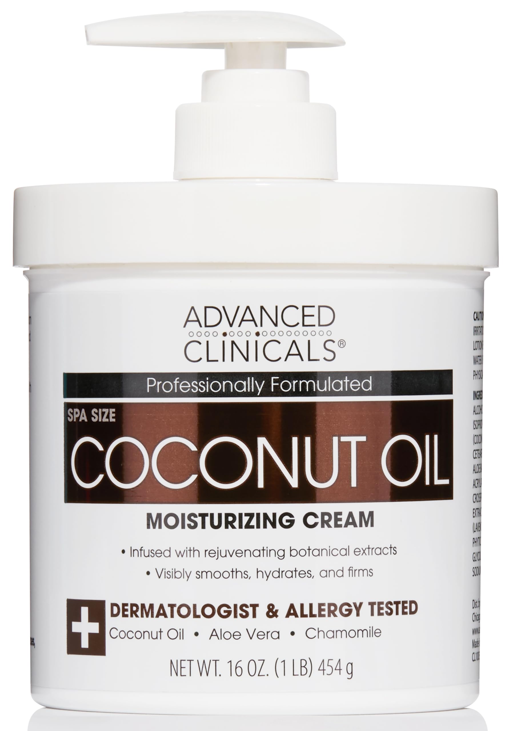 Advanced Clinicals crema coco cuerpo bote: hidratación profunda para piel seca.