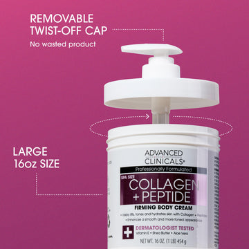 Advanced Clinicals Loción corporal con vitamina E y aloe vera.