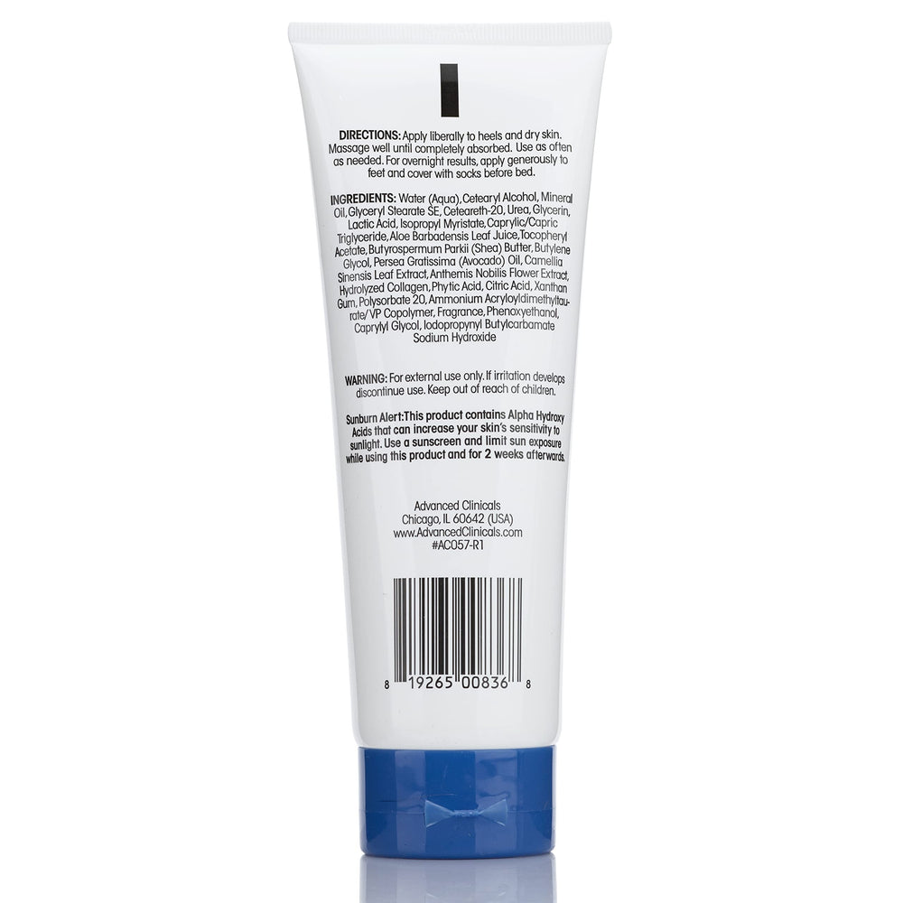 Advanced Clinicals crema cuidado de pies, experiencia spa en casa.