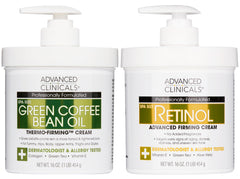 Advanced Clinicals Crème Retinol Corps, texture riche, lisser la peau et hydrater.