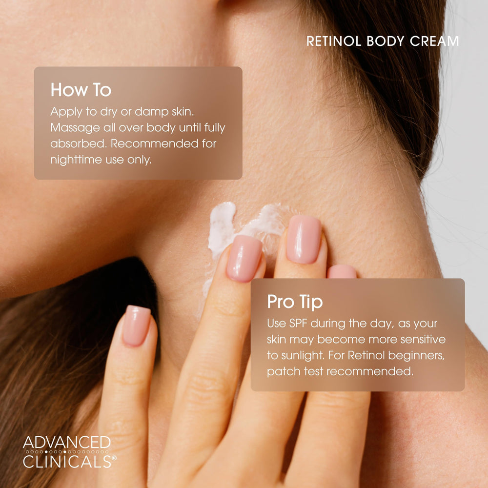 Advanced Clinicals – Crème retinol thé vert, propriétés nourrissantes et revitalisantes.