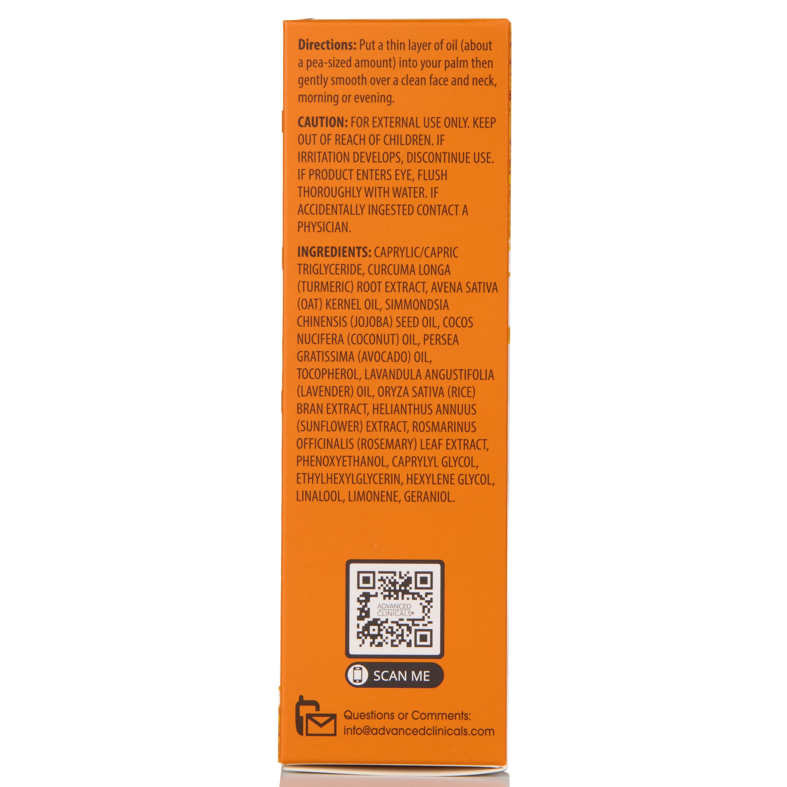 Advanced Clinicals fórmula dermatológicamente probada, segura para rutina diaria.