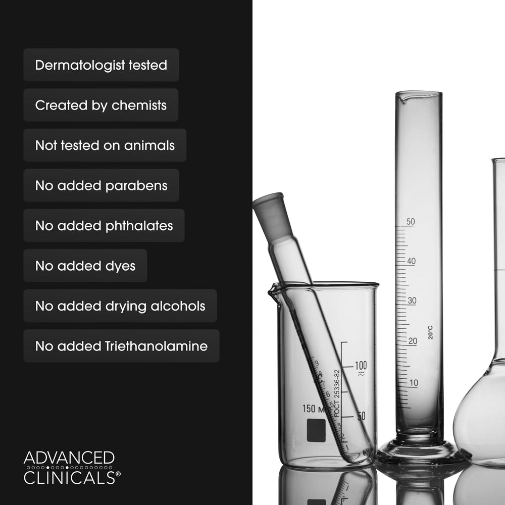 Advanced Clinicals Formule Scientifique Soin Corps – peau visiblement nourrie.