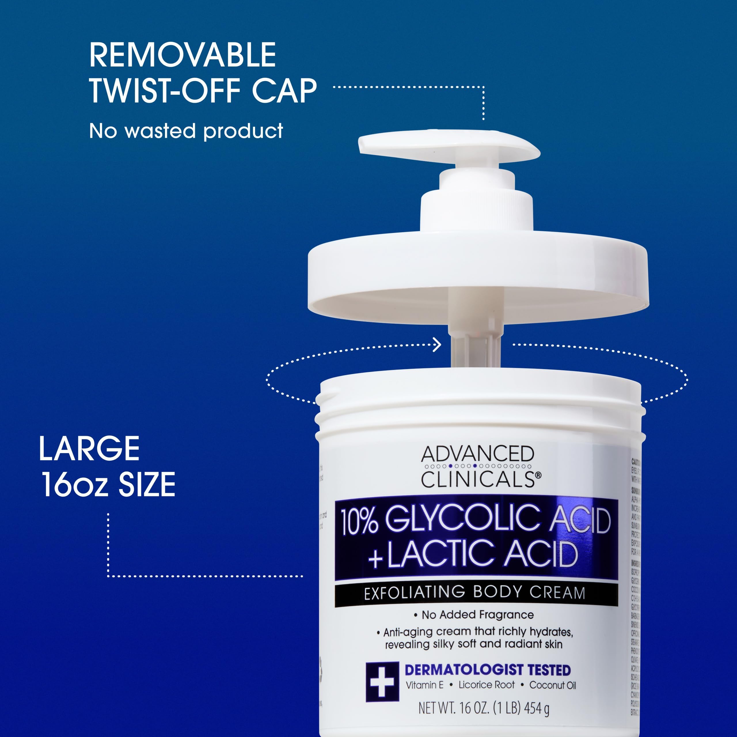 Advanced Clinicals infusion d'acide hyaluronique pour hydratation et peau repulpée