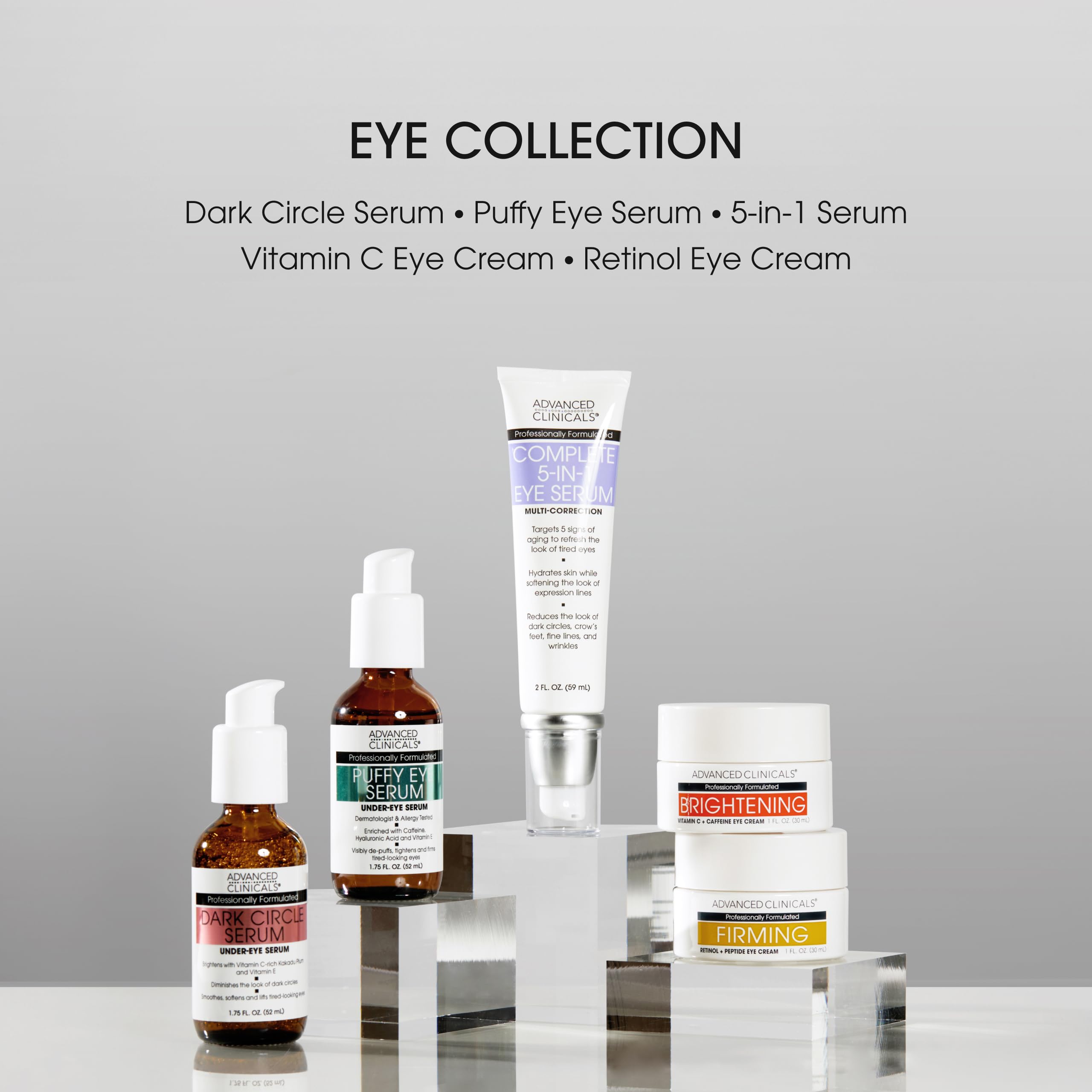Cooling depuffing effect of Advanced Clinicals Puffy Eye Serum