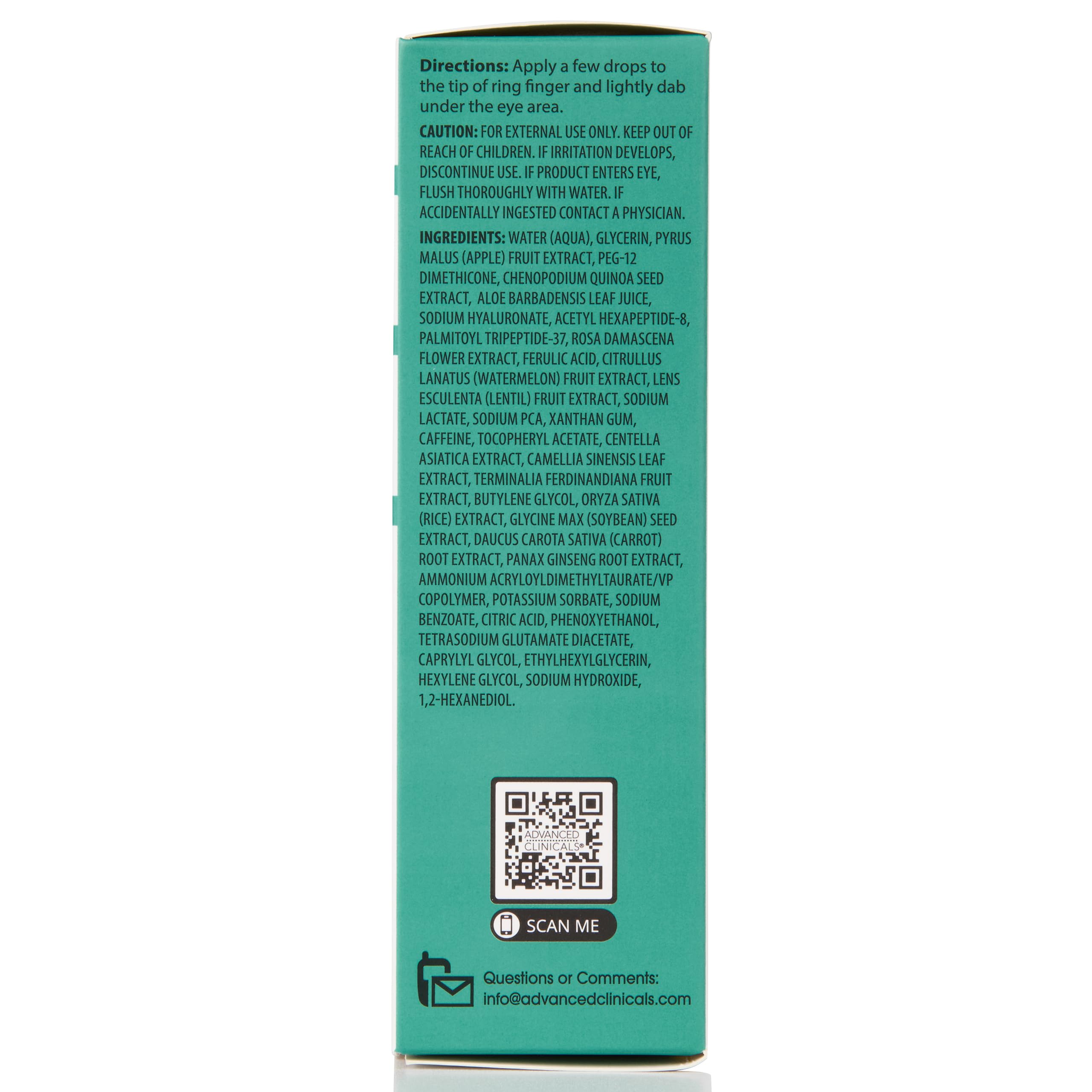 Made in Midwest quality and dermatologist tested Advanced Clinicals serum