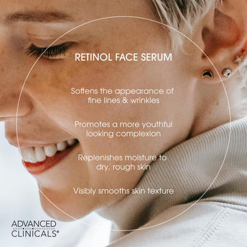 Advanced Clinicals milky texture gliding onto skin for refined look