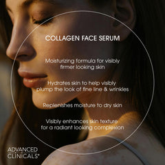 Aplicación suave con dedos para distribuir el sérum Advanced Clinicals
