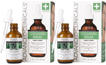 Sérum Advanced Clinicals para rostro en bote, hidrata y suaviza la piel notablemente