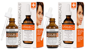 Advanced Clinicals serum vitamina C brillo facial: piel más radiante.