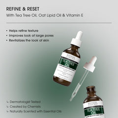 Advanced Clinicals Tea Tree Oil Serum dropper close up for precise application