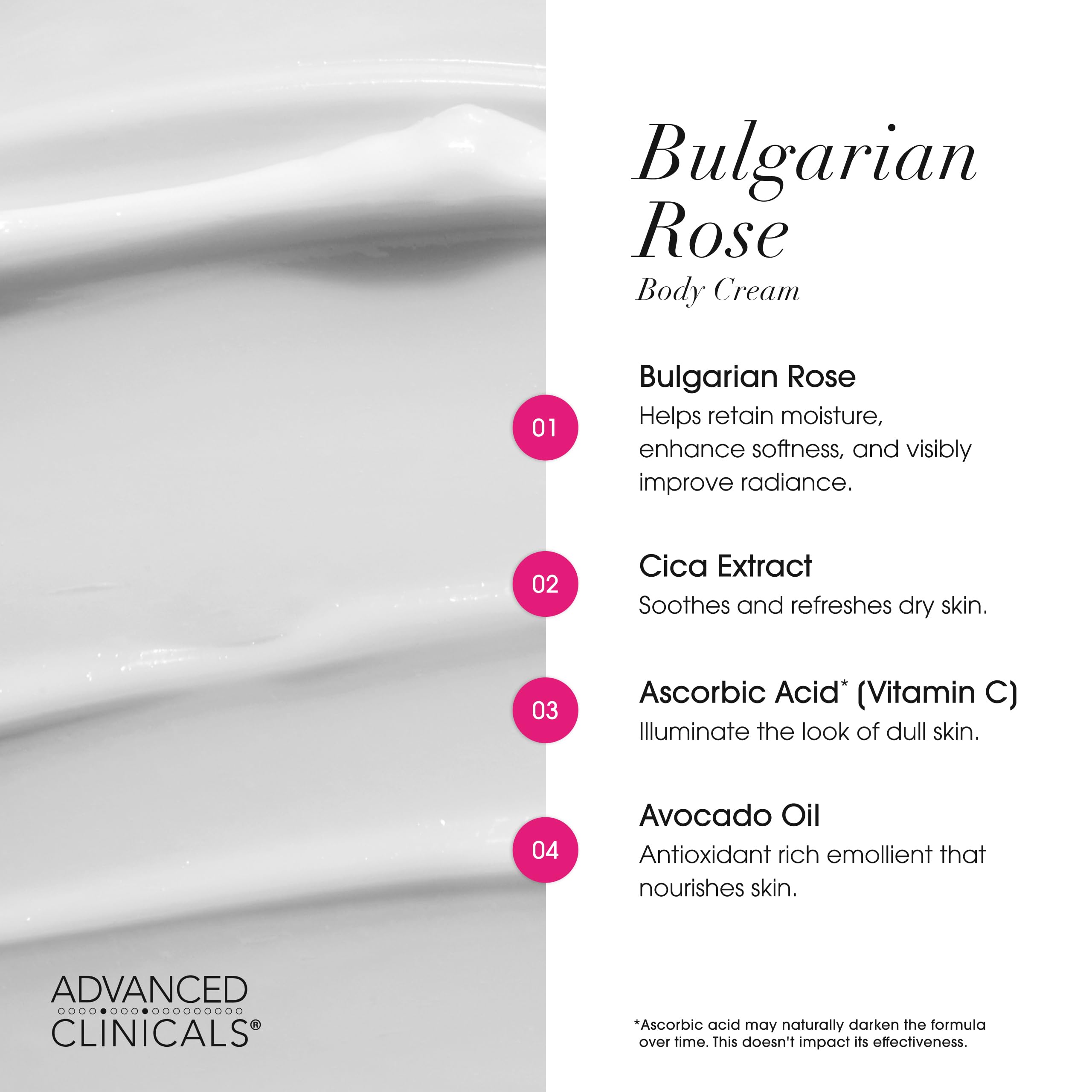 Advanced Clinicals vitamina C y E, impulso antioxidante para la piel.