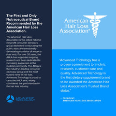 Advanced Trichology FoliGROWTH botella-vertido facilita la dosificación diaria.