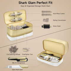 Doble capa Adworte para Shark Glam y accesorios, ordenados.