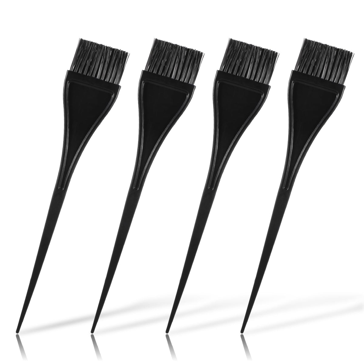 Aeaocvo 4 pinceles delineador tinta cabello: aplicación rápida y precisa.