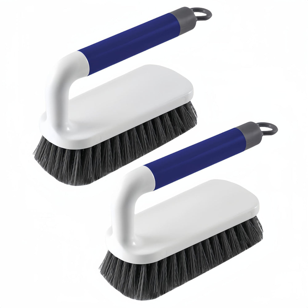 Cepillo Aebor de fregado duro con mango ergonómico para mayor control.