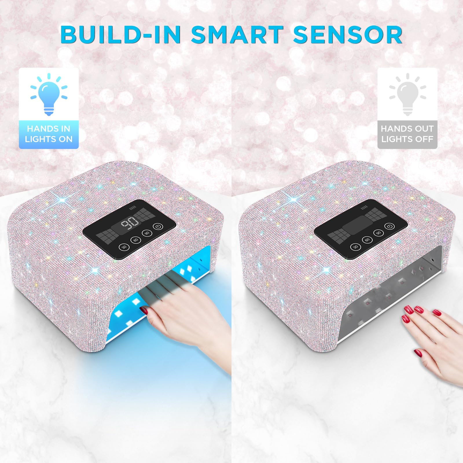 Strass brillantes decorativos para estilo en uñas.