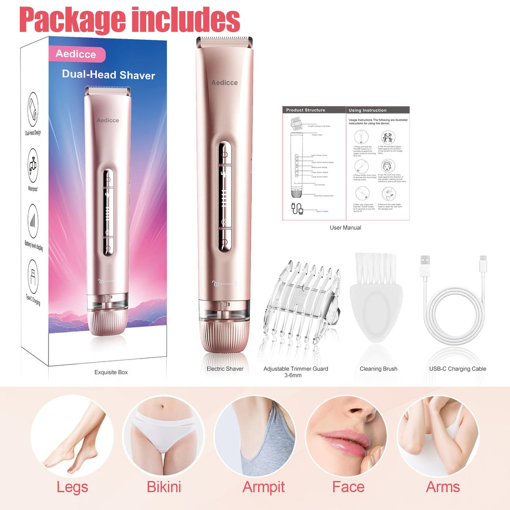 Caja regalo de Aedicce para afeitadora femenina, regalo práctico de belleza