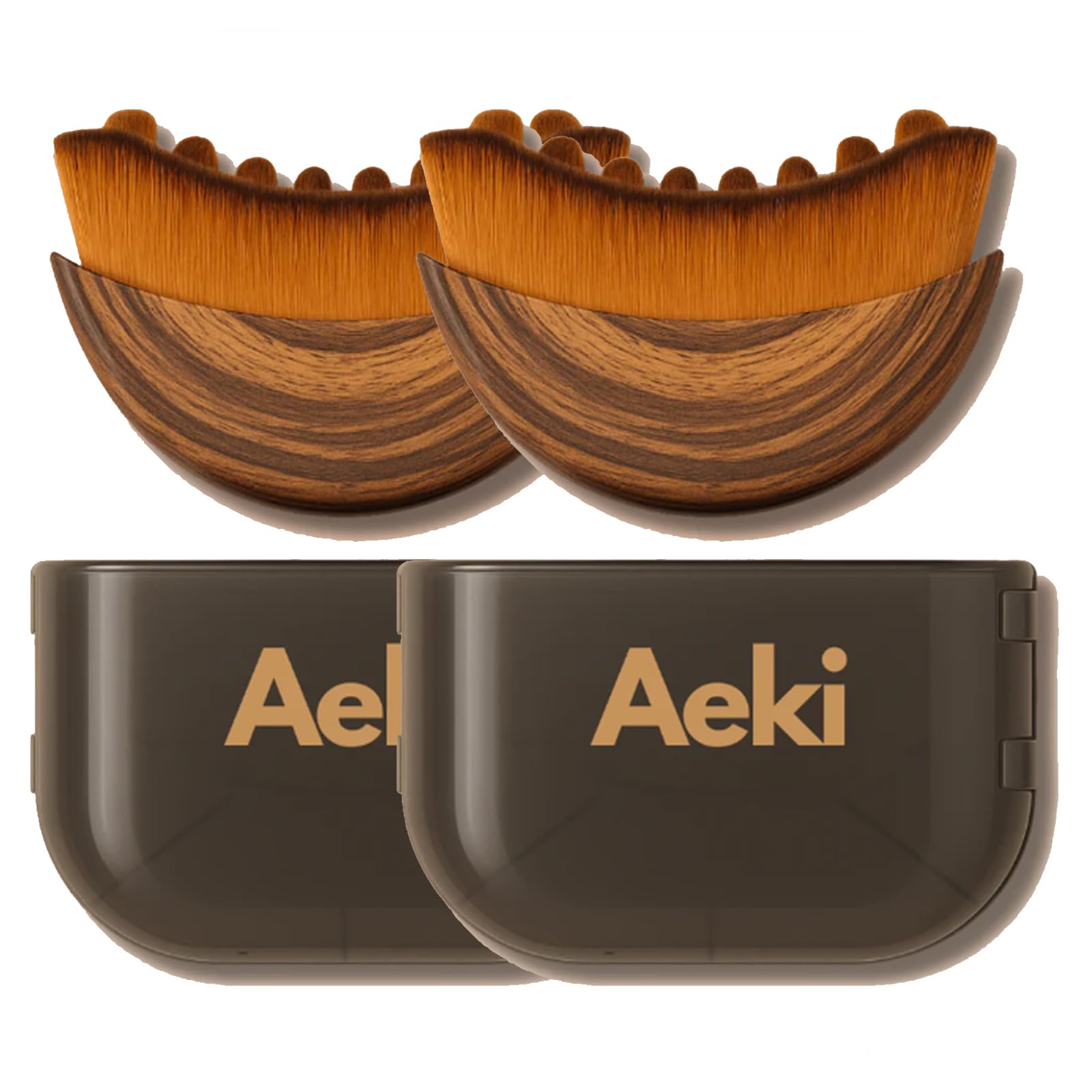 Aeki Brush cepillo linfático facial para masaje suave y circulación.