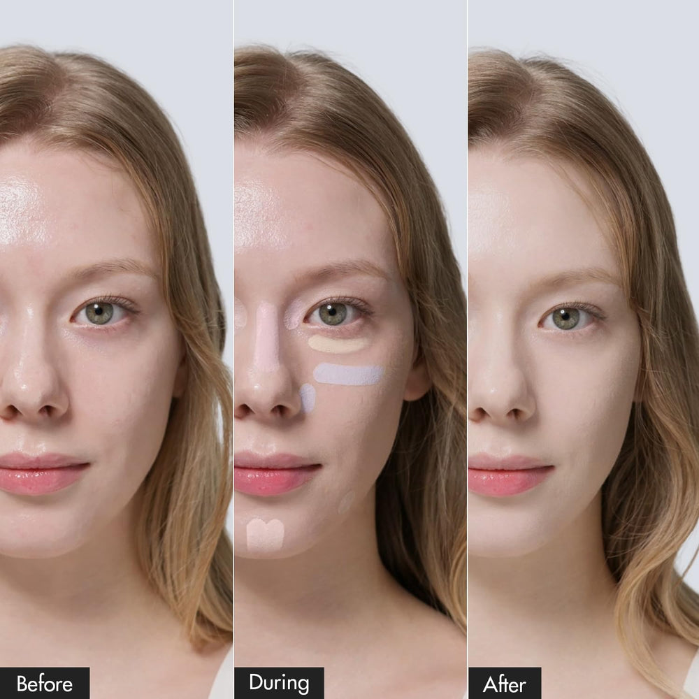 AEKYUNGLUNA LUNA Paleta Correctora 02, tono Niebla Lavanda, corrige tonalidades frías con suavidad