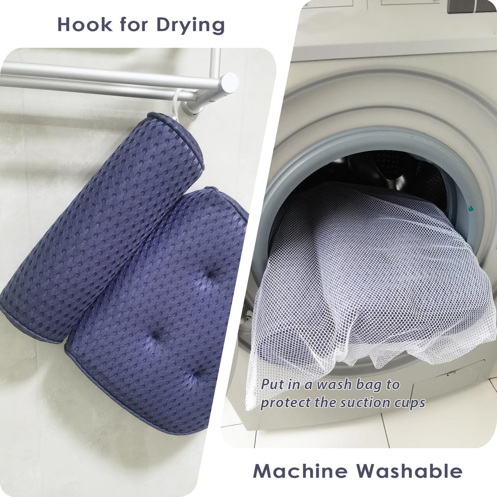 AEROiVi almohada de baño lavable a máquina para higiene fácil