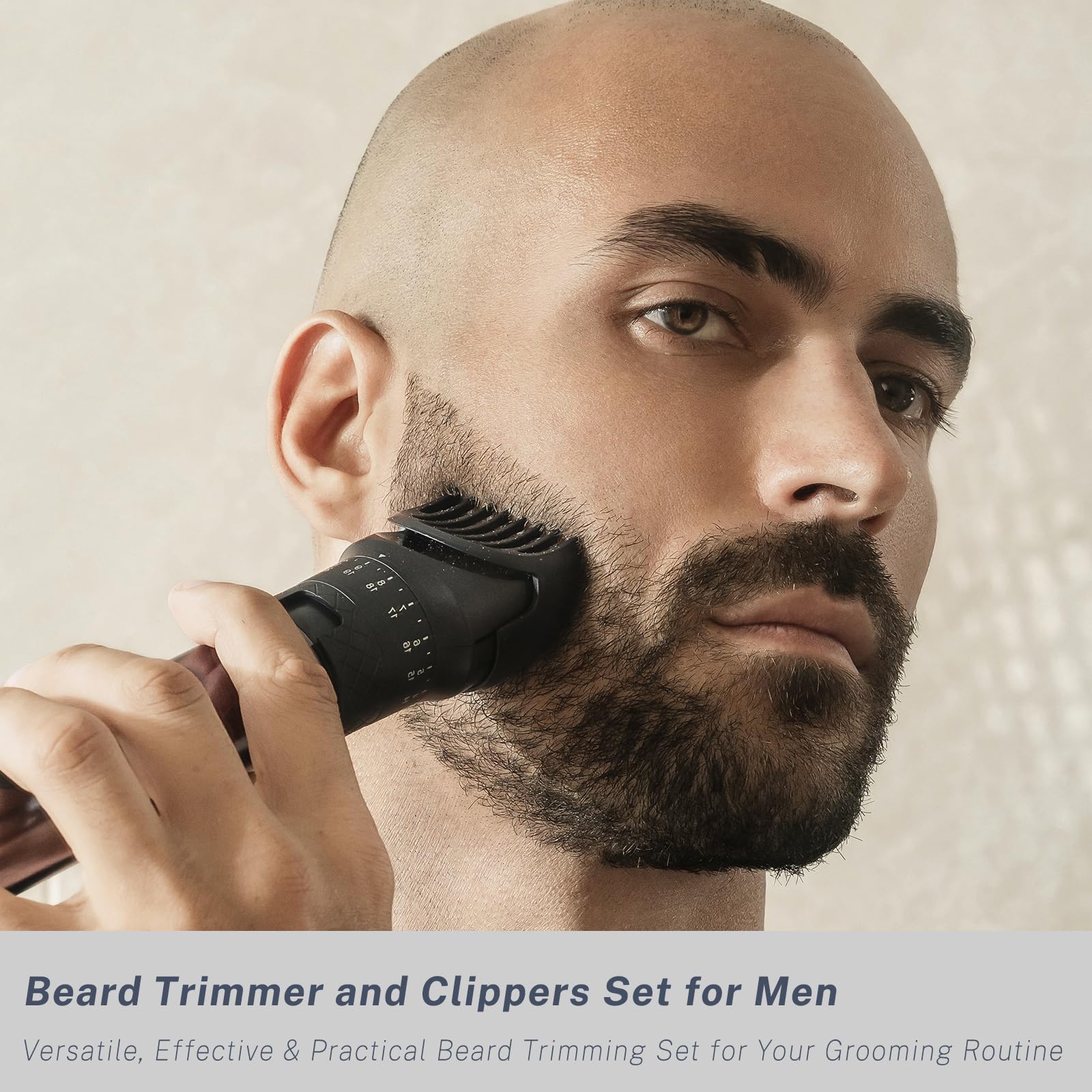 Aesfee cabezas intercambiables para barba y cuerpo, corte limpio