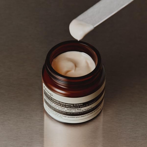 Aesop Mandarin hidratante para el rostro: rutina diaria simplificada.