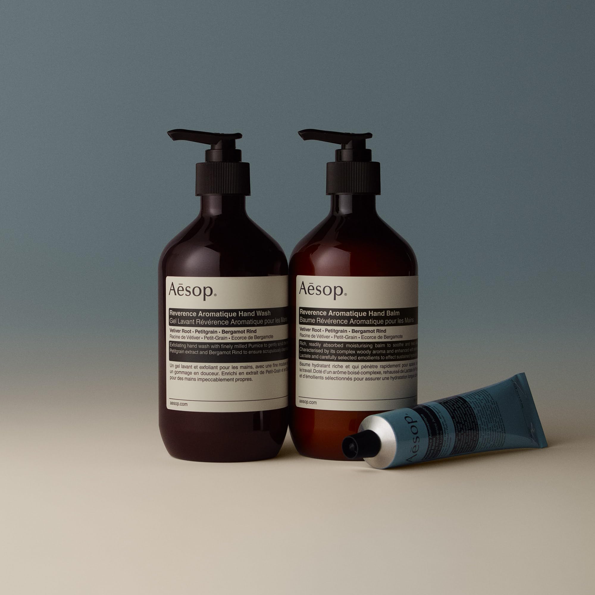 Dúo regalo Reverence de Aesop para cuidado de manos.