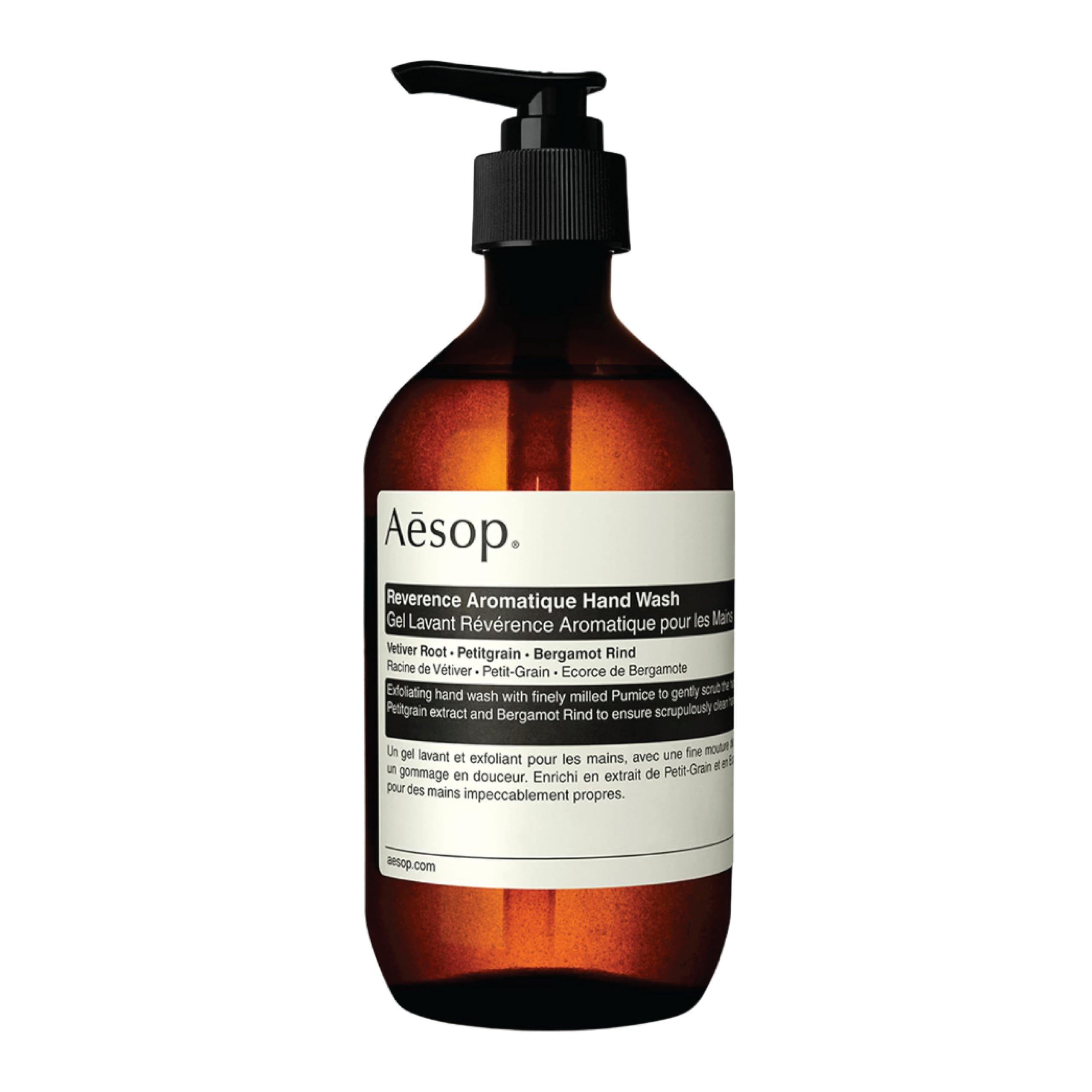 Aesop Reverence jabón manos en botella, limpieza suave y aromática