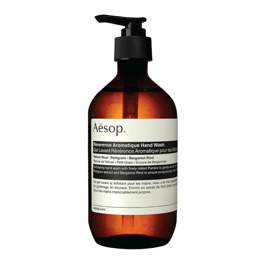 Aesop Reverence jabón manos en botella, limpieza suave y aromática