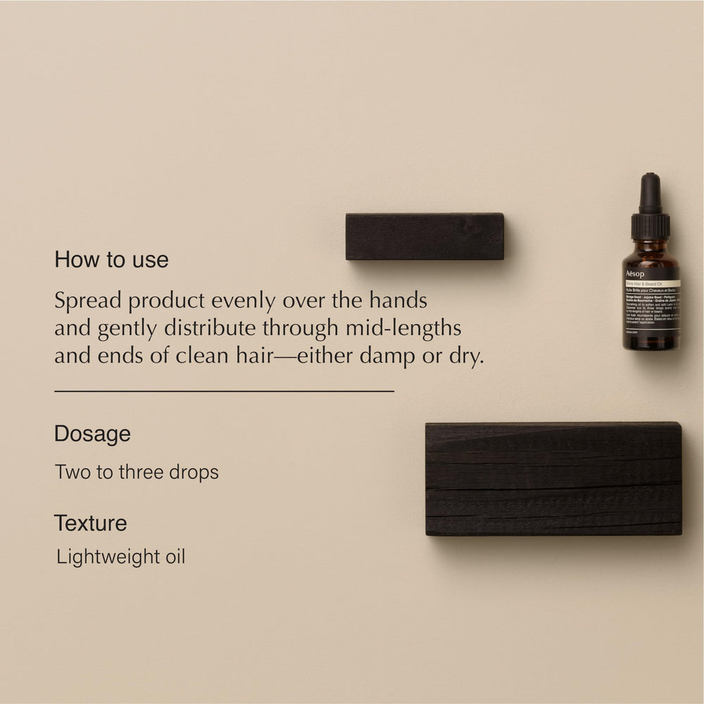 Aesop Shine, aplicación en manos para distribución uniforme.